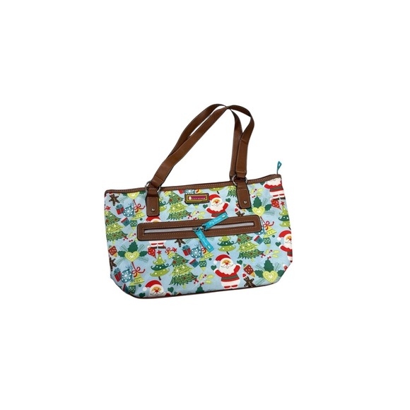 Lily Bloom Handbags - Lily Bloom Christmas Santa Shoulder Bag Purse